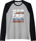 2020 Funny Election Political Ar15 Gun T Shirt Military Raglan Baseball Tee