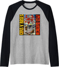 Official Guns N Roses Appetite Destruction Raglan Baseball Tee