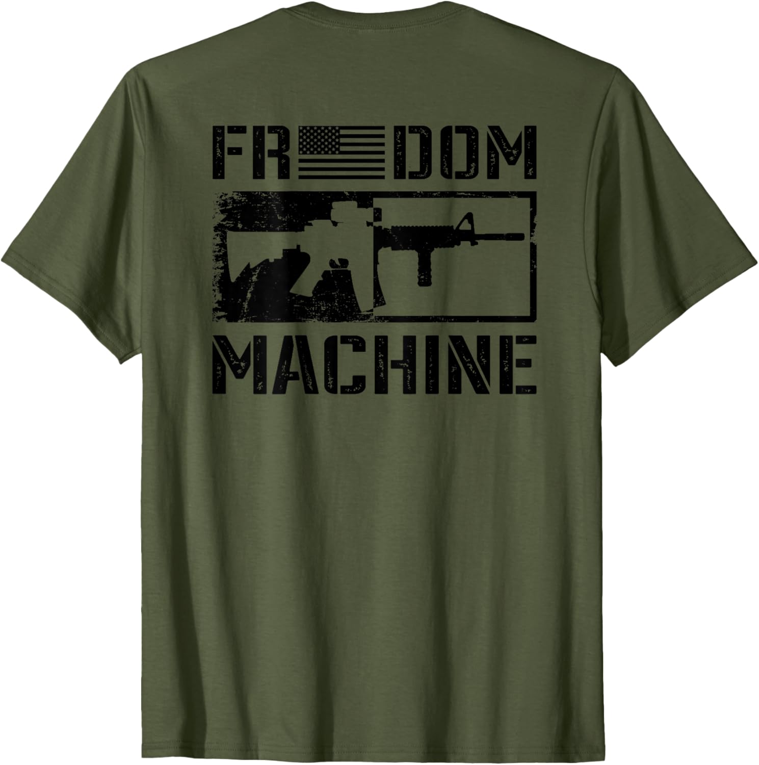 Freedom Machine Usa 2Nd Amendment Pro Gun Rights On Back