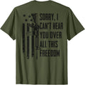 Cant Hear You Over All This Freedom Camo Gun On Back