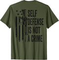 Self Defense Is Not A Crime Ar15 Pro Gun Rights On Back