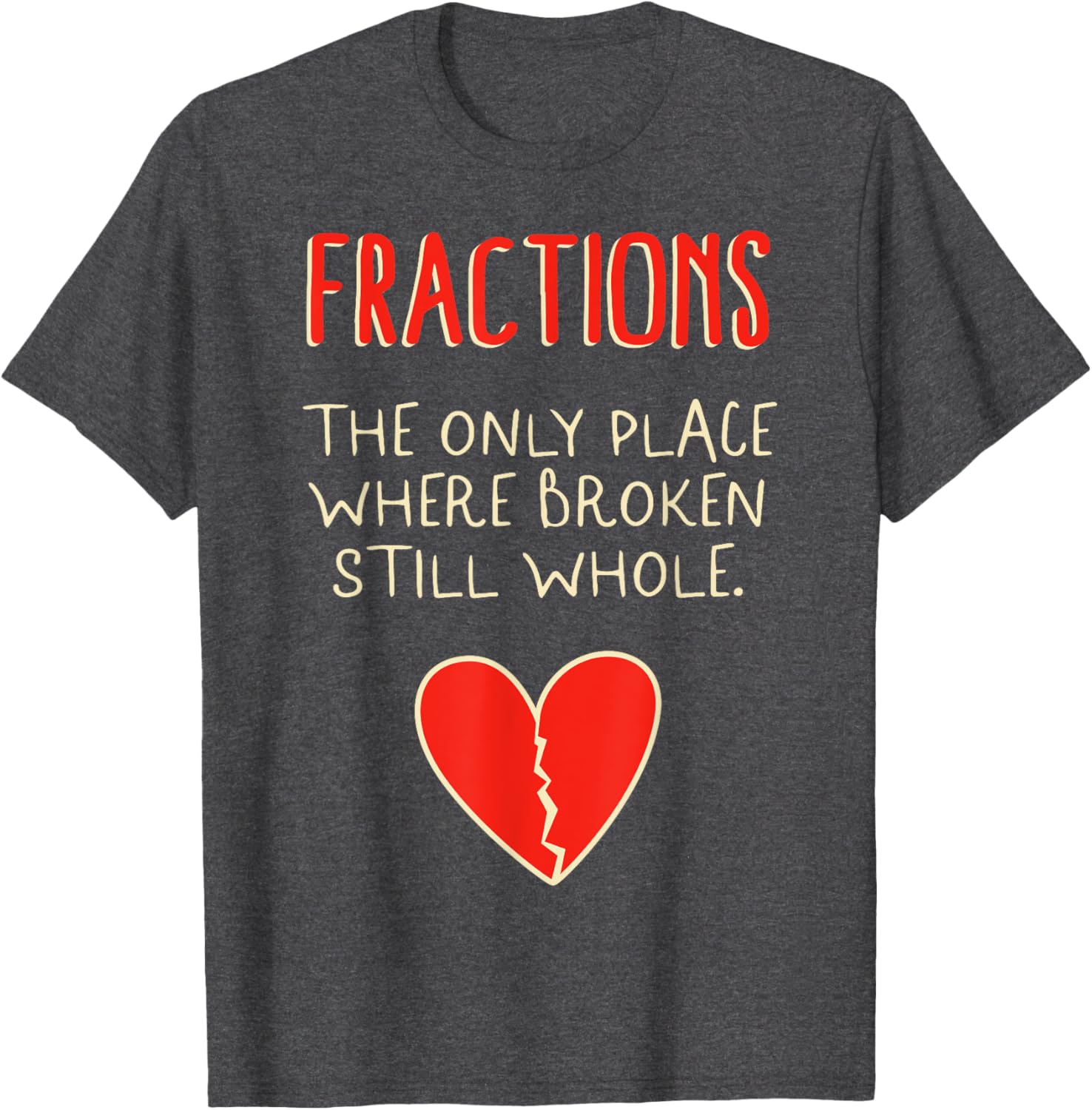 Math Fractions Only Place Where Broken Still Whole For Math