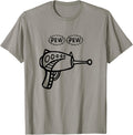 Alien Blaster T Shirt Pew Ray Laser Gun Science Fiction