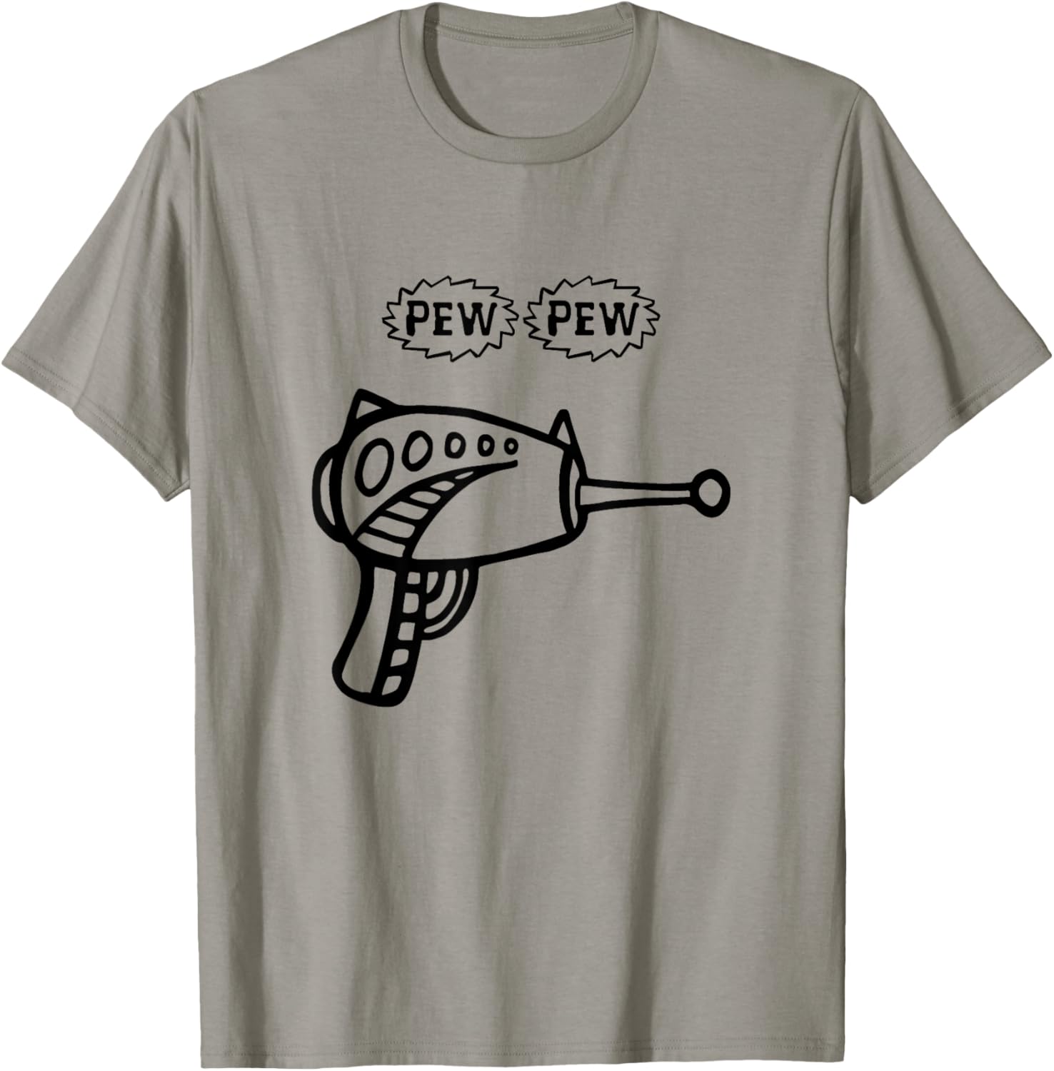 Alien Blaster T Shirt Pew Ray Laser Gun Science Fiction
