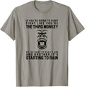 Fight Like Third Monkey On Noahs Ark Funny Monkey Tee