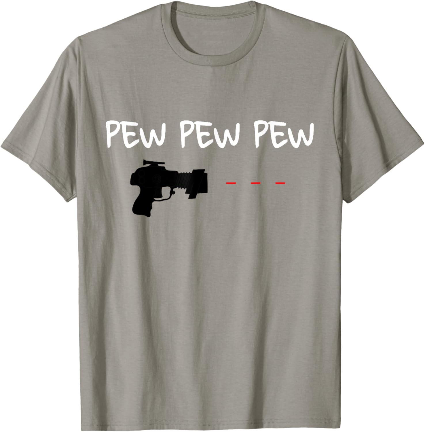 Pew Ray Laser Gun Science Fiction Tshirt