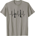 Heartbeat Gun Heartbeat Pulse Ecg Funny Gun Lover