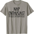 Nap Enthusiast My Bed My Happy Place Kids Teen Girls Funny