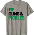 I Love Guns Pickles T Shirt Gun Toting Pickle Lovers