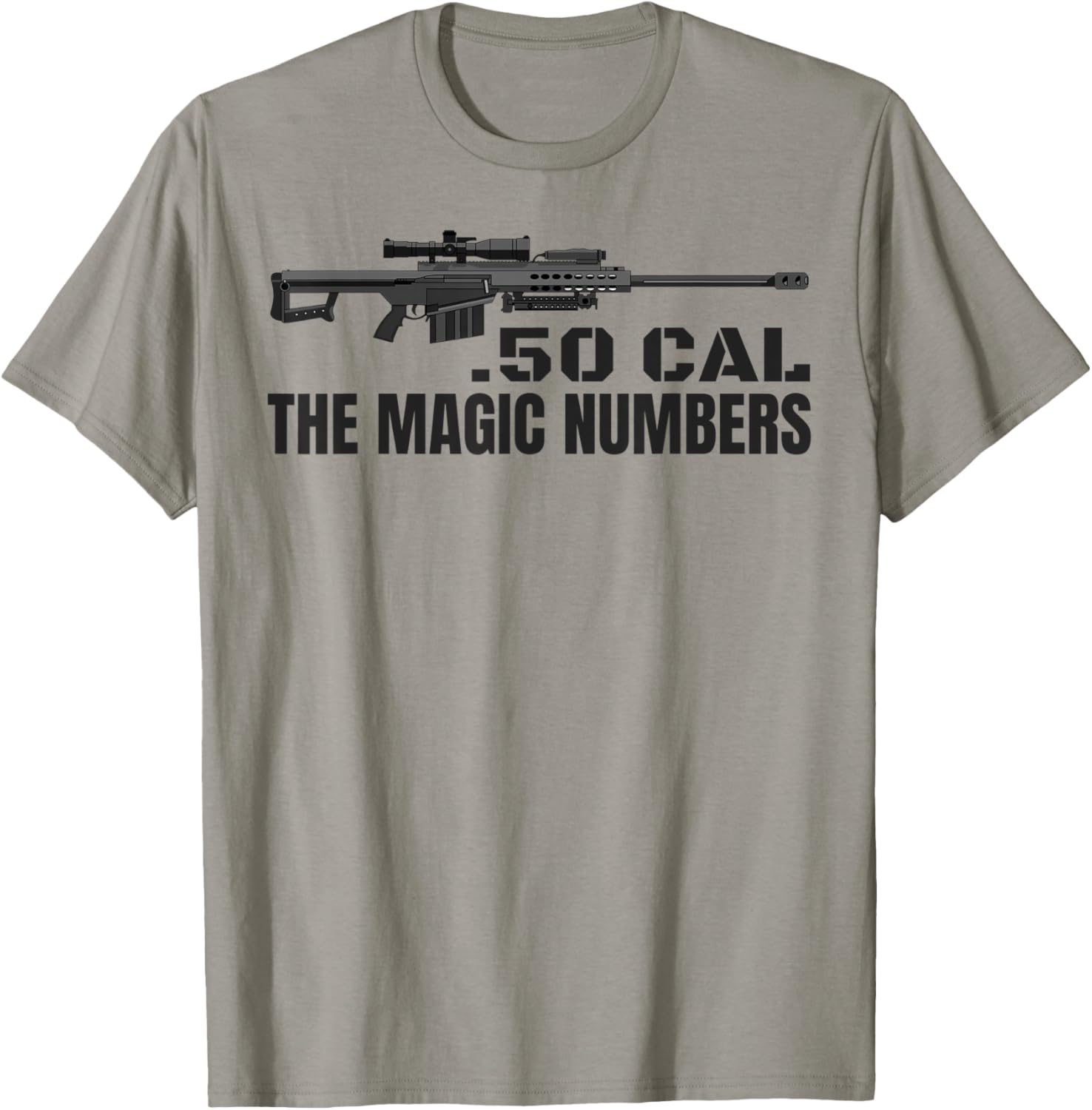 Barrett 50 Cal Gun Love 2Nd Amendment Adult Pro Gun Army