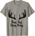 Deer Hunting Gun Bow Whitetail Mule Stand T Shirt