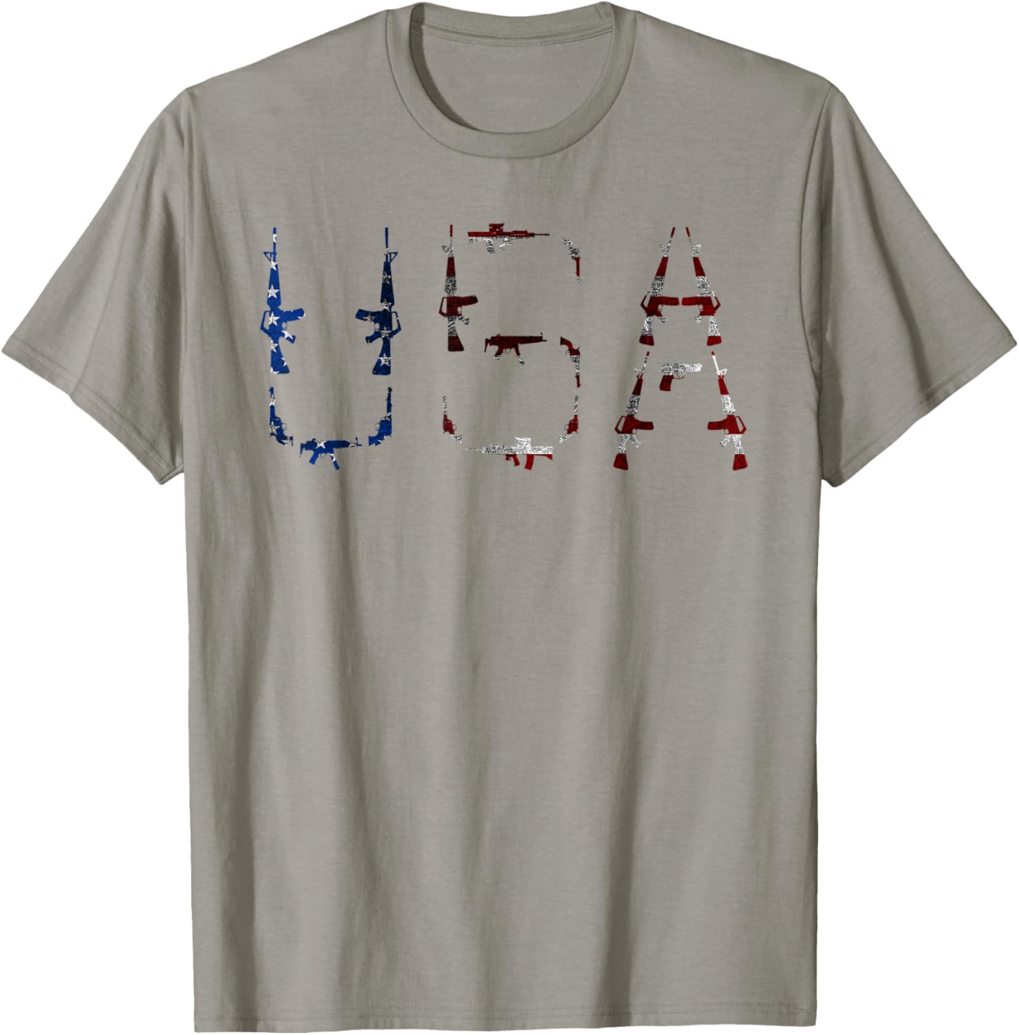 July 4 Gun Themed Usa Flag Patriotic Gun Owner Men Women