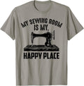 Cool My Sewing Room Is My Happy Place Funny Hobby Gift