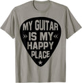 My Guitar Is My Happy Place Graphic T-shirt for Men
