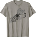 Revolver Snake Tattoo Hand Drawn Design Revolver Pistol