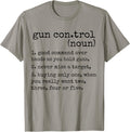Gun Control Dictionary Defemination Vintage Funny Gun Lovers