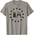 2A Men Black 13 Stars American Flag Gun Ar15 Bullets