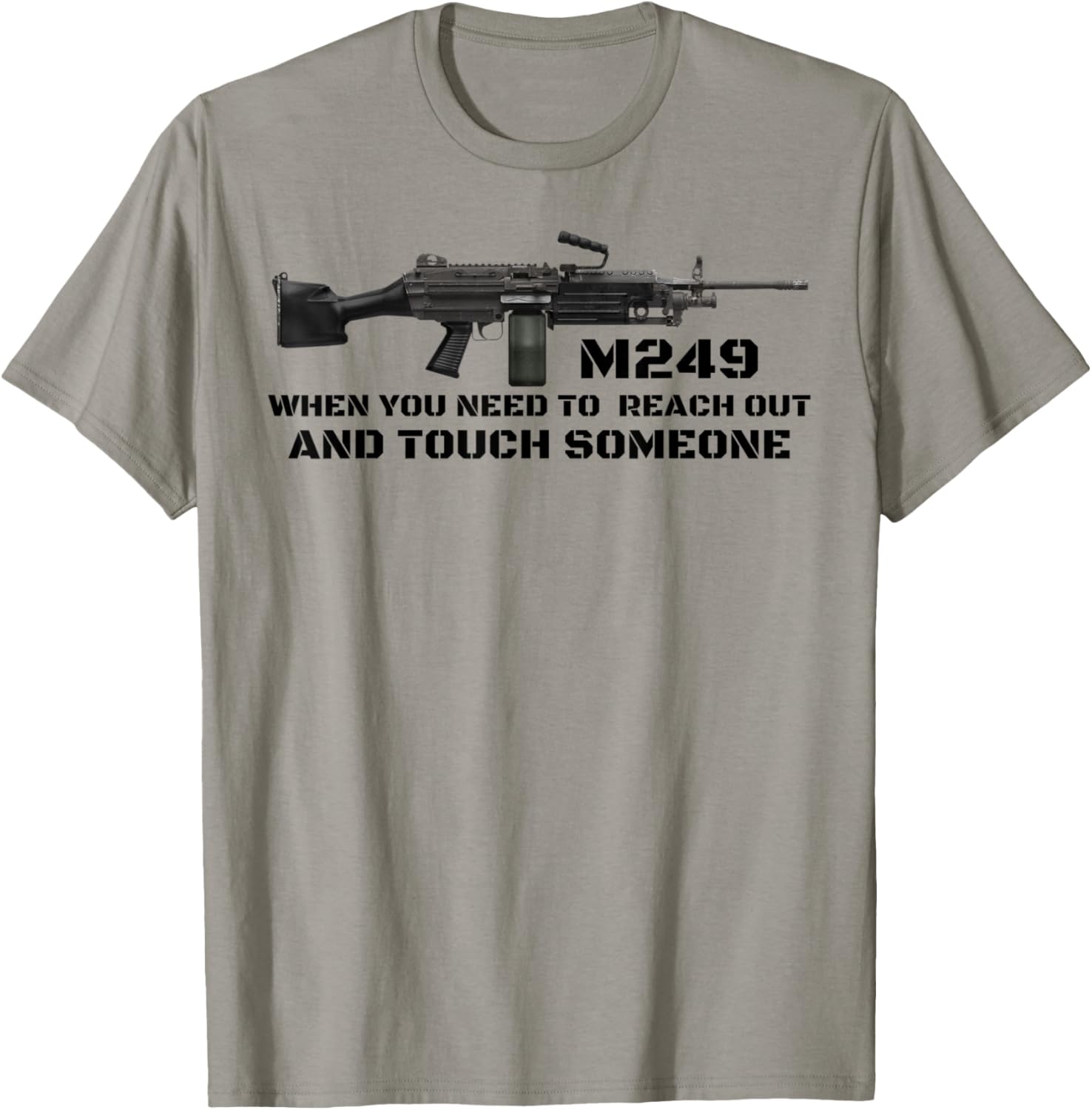 M249 Machine Gun Love 2Nd Amendment Adult Pro Gun
