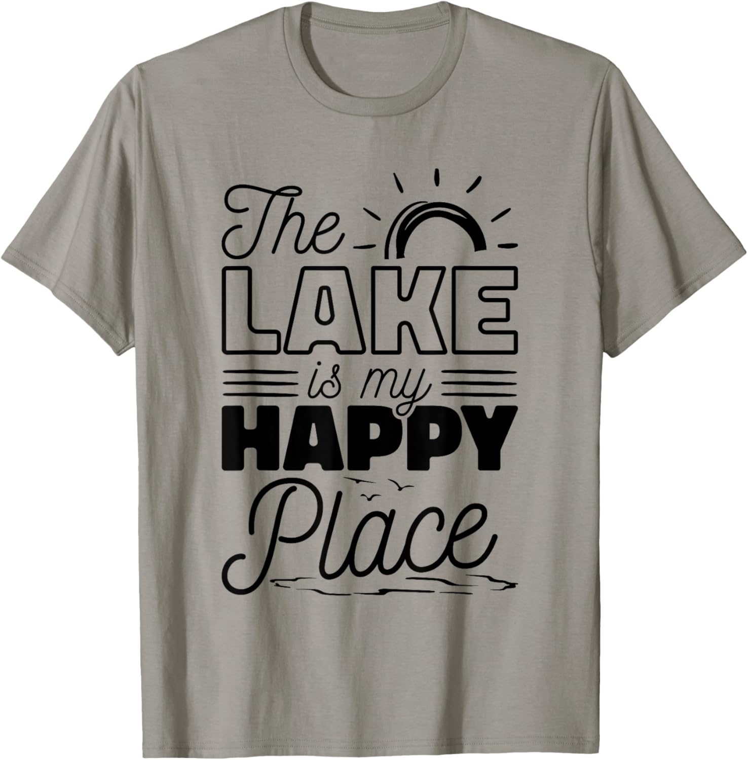 The Lake Is My Happy Place, Lake Lover Boat And Sailors