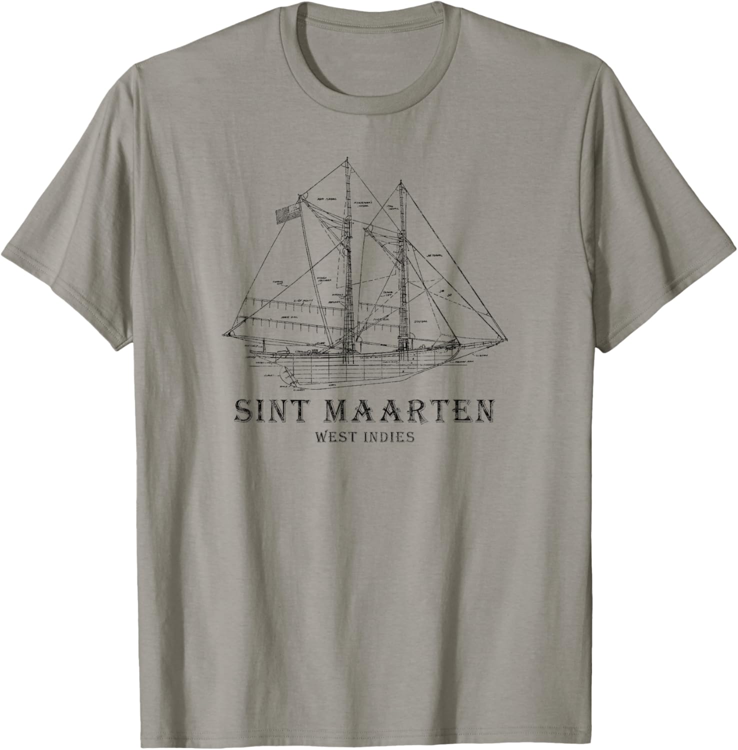 Sint Maarten West Indies Vintage Sailboat Vacation