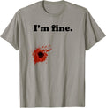 Funny Halloween Costume Gunshot Wound Im Fine