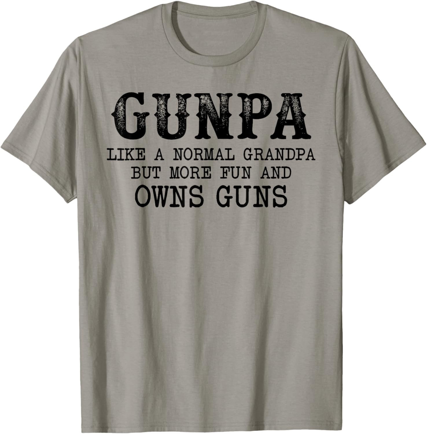 Vintage Gunpa Like A Normal Grandpa But More Fun Owns Guns