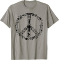 Religous Peace Sign Retro Religion Coexist 60s 70s Hippie