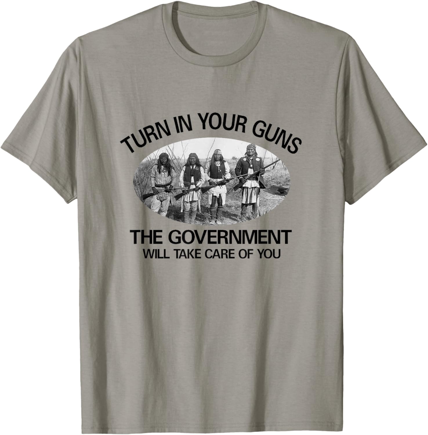 Native American 2Nd Amendment T Shirt Turn In Your Guns