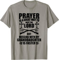 Dont Mess With My Granddaughter Gun T Shirt Funny Papa