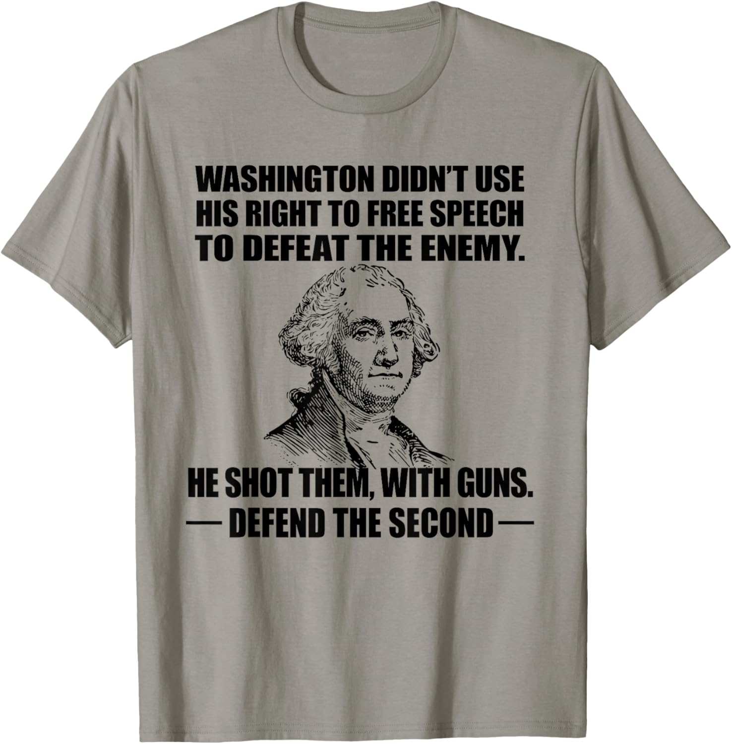 2Nd Amendment Rights Shirt George Washington Love Guns Tee