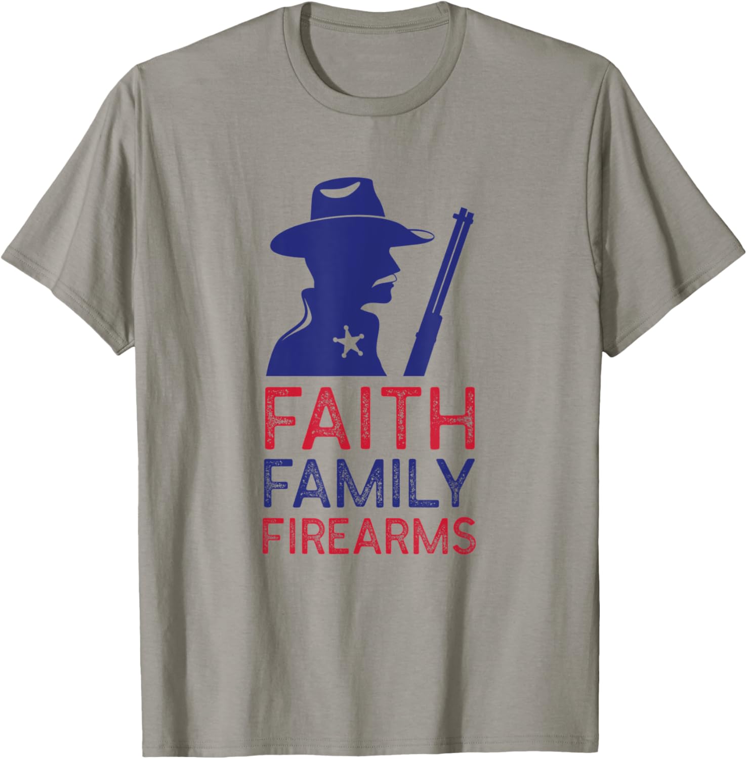 Faith Family Firearms Pro Gun Tshirt 2Nd Amendment Design