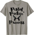 Pistol Packing Princess Gun Girl Shirt