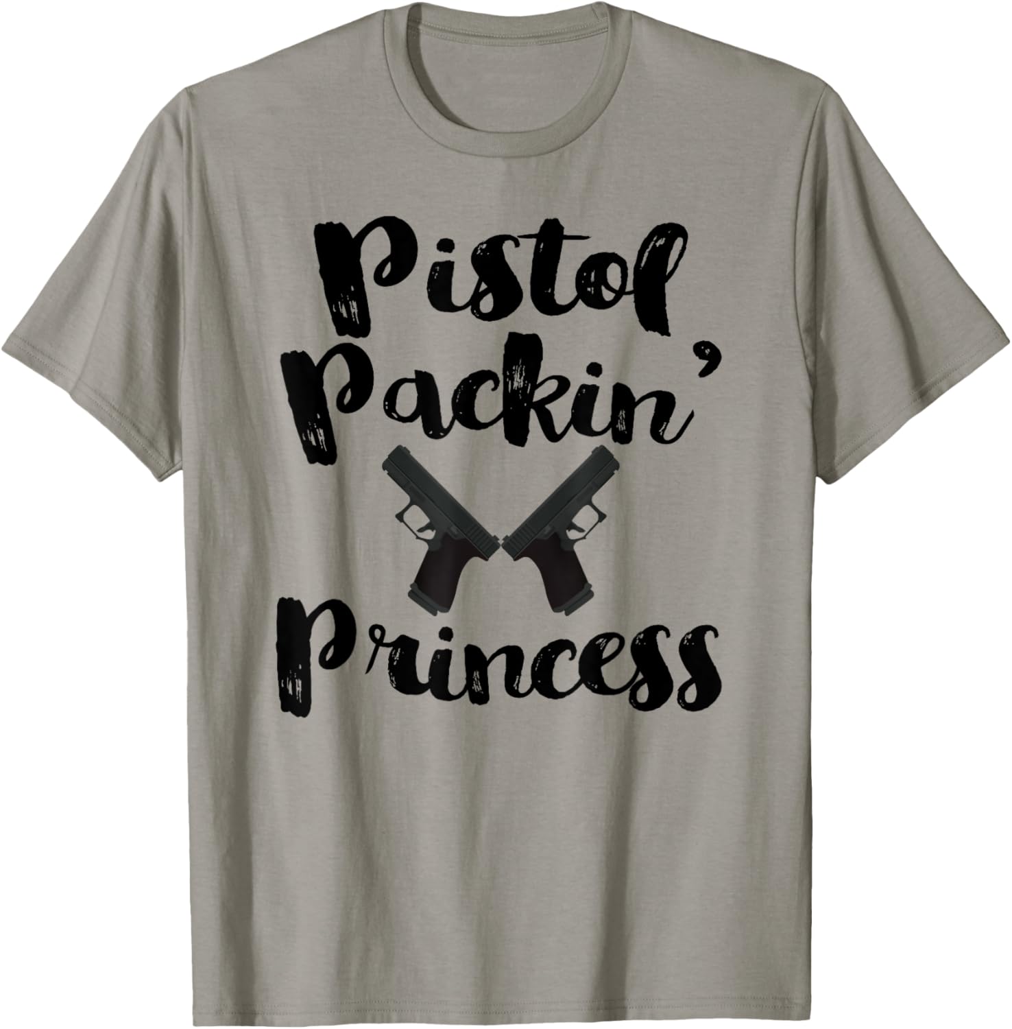 Pistol Packing Princess Gun Girl Shirt