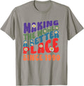 Making the world a better place since 1990 groovy text font