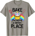 Bake The World a Better Place Unicorn Cupcake