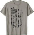 Camo Us Flag Rifle Antler Deer Elk Buck Hunting Gun Hunter