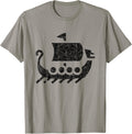 Viking Boat Valhalla Calling Design Norse Mythology