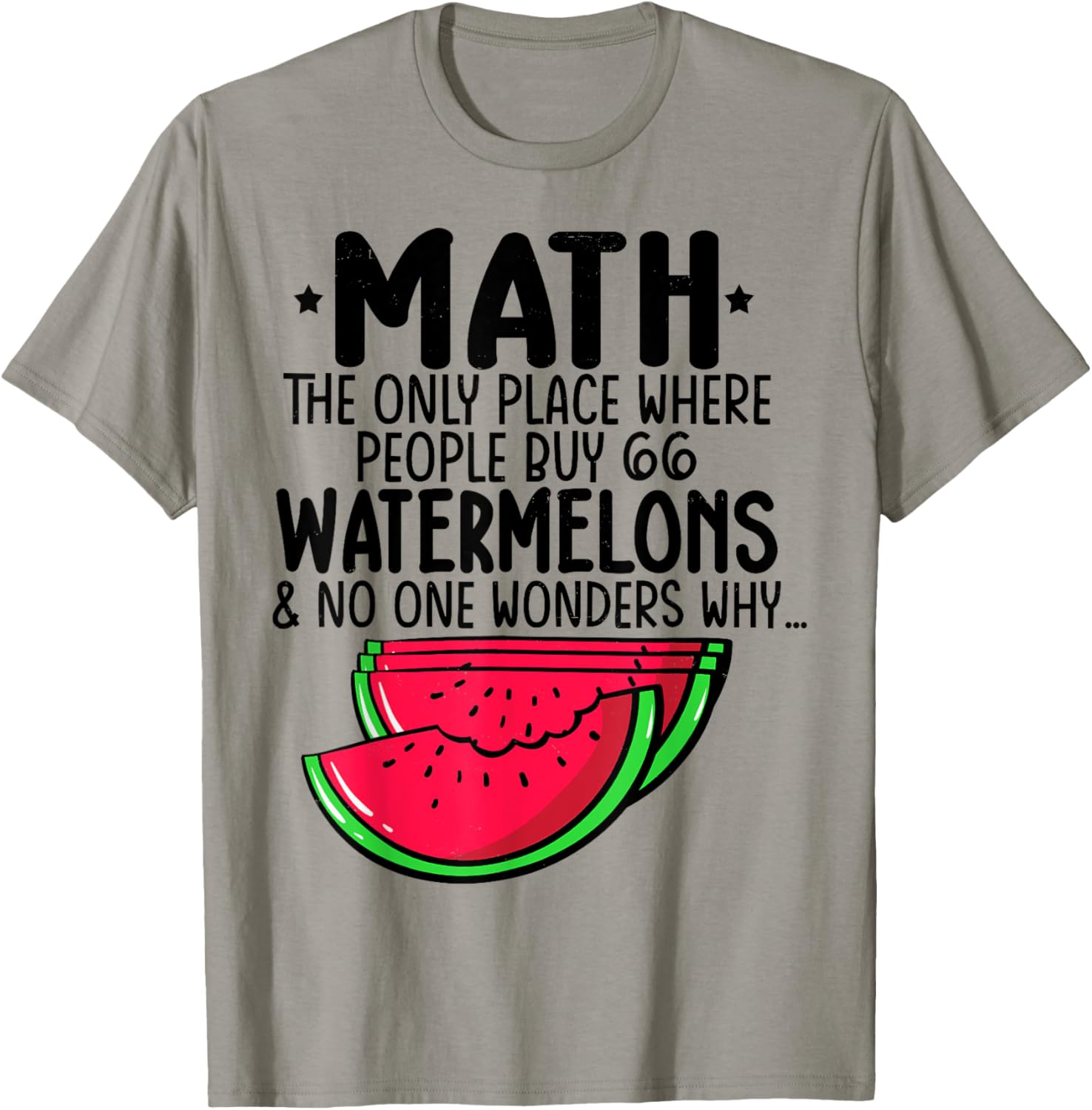 Math The Only Place Where People Buy 66 Watermelons Teacher