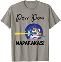 Pew Madafakas Funny Fantasy Unicorn With Gun Black