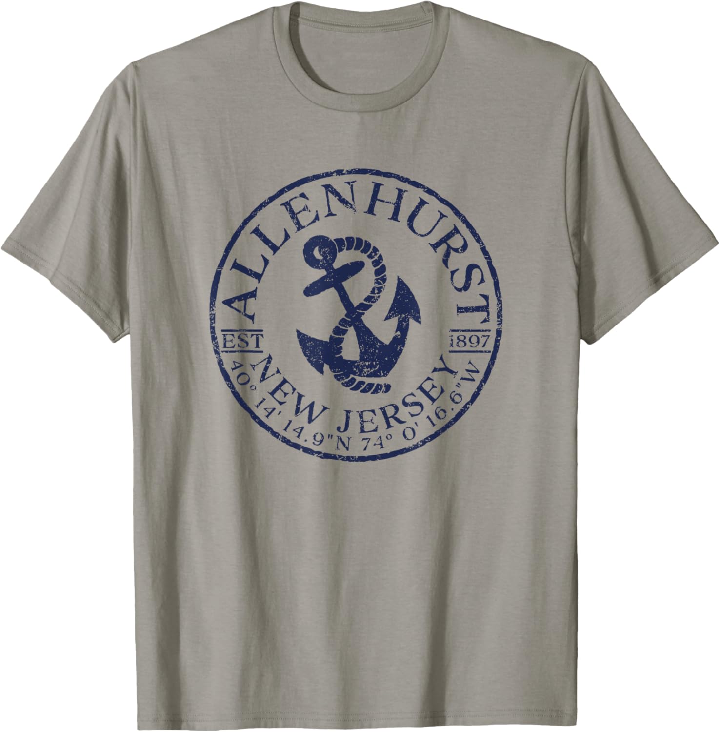 Allenhurst New Jersey Nautical Boat Anchor