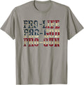 Pro Life Pro God Pro Gun American Tee Shirt