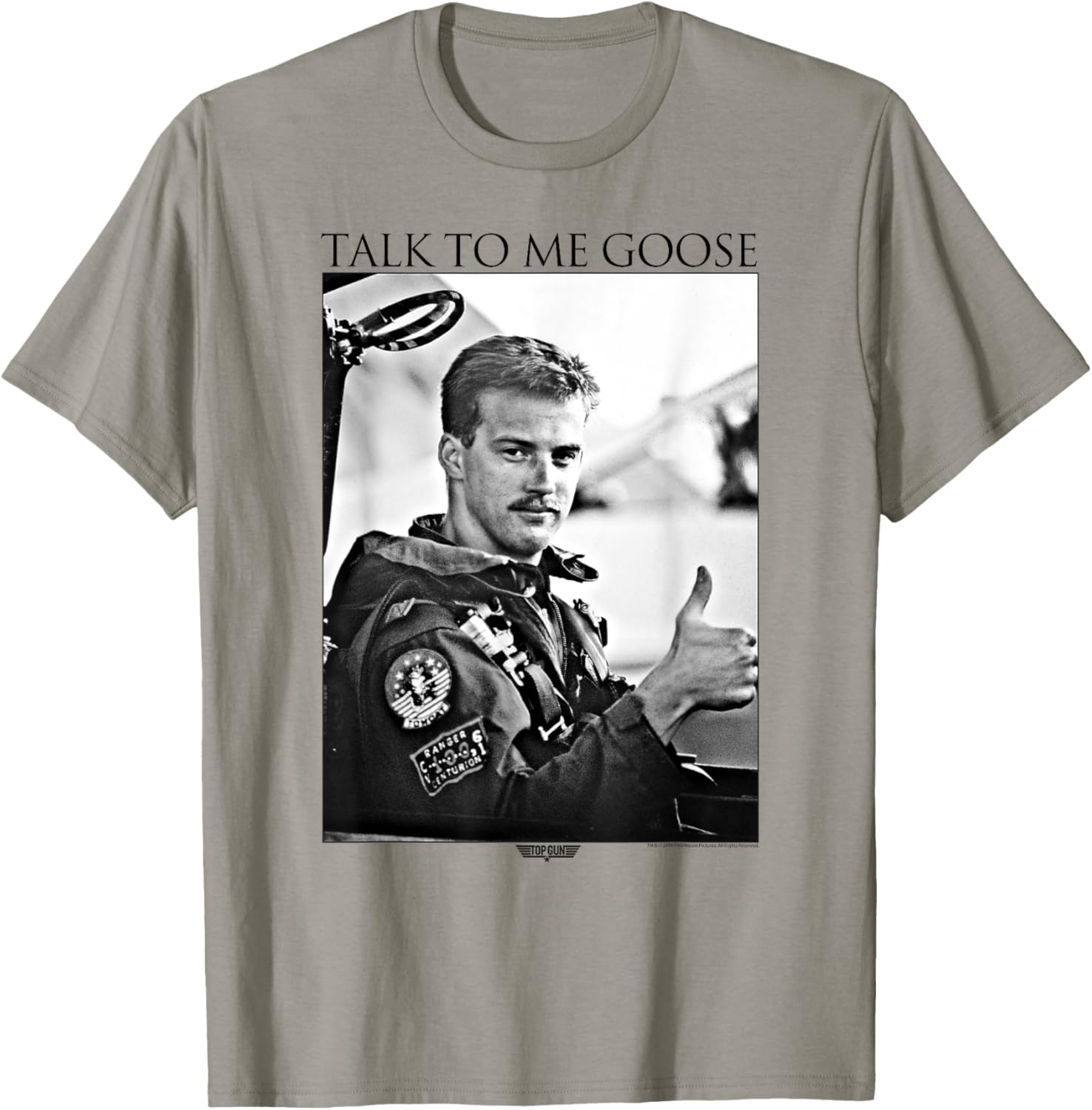 Top Gun Talk To Me Goose Black White Photo Action Movie