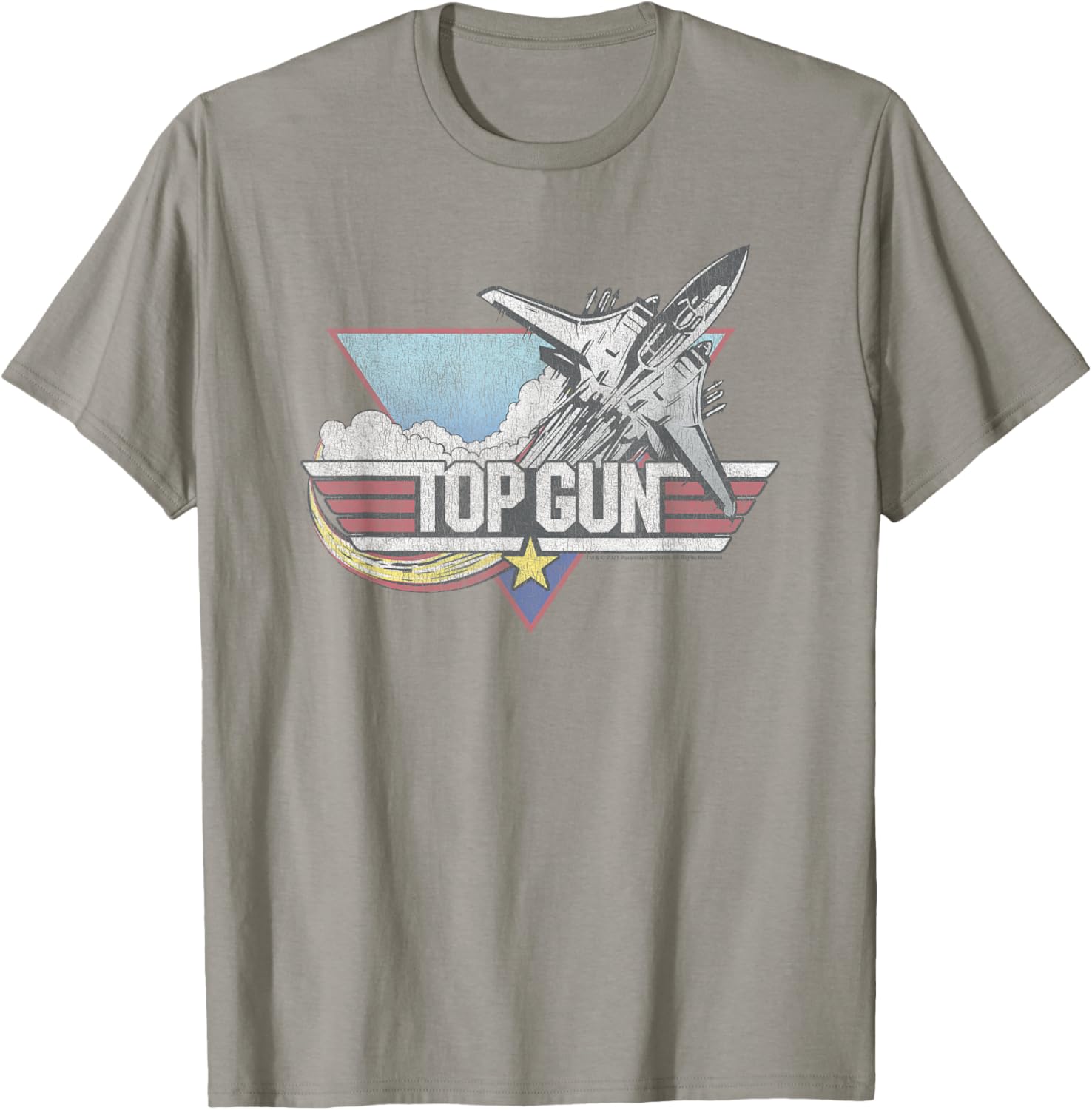 Top Gun Retro Jet Logo