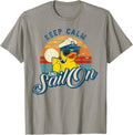 Keep Calm Sail On Yellow Rubber Duck Captain