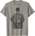 Winston Churchill Holding A Machine Gun
