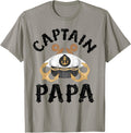 Captain Papa Funny Sailor Sailboat Yacht Boat