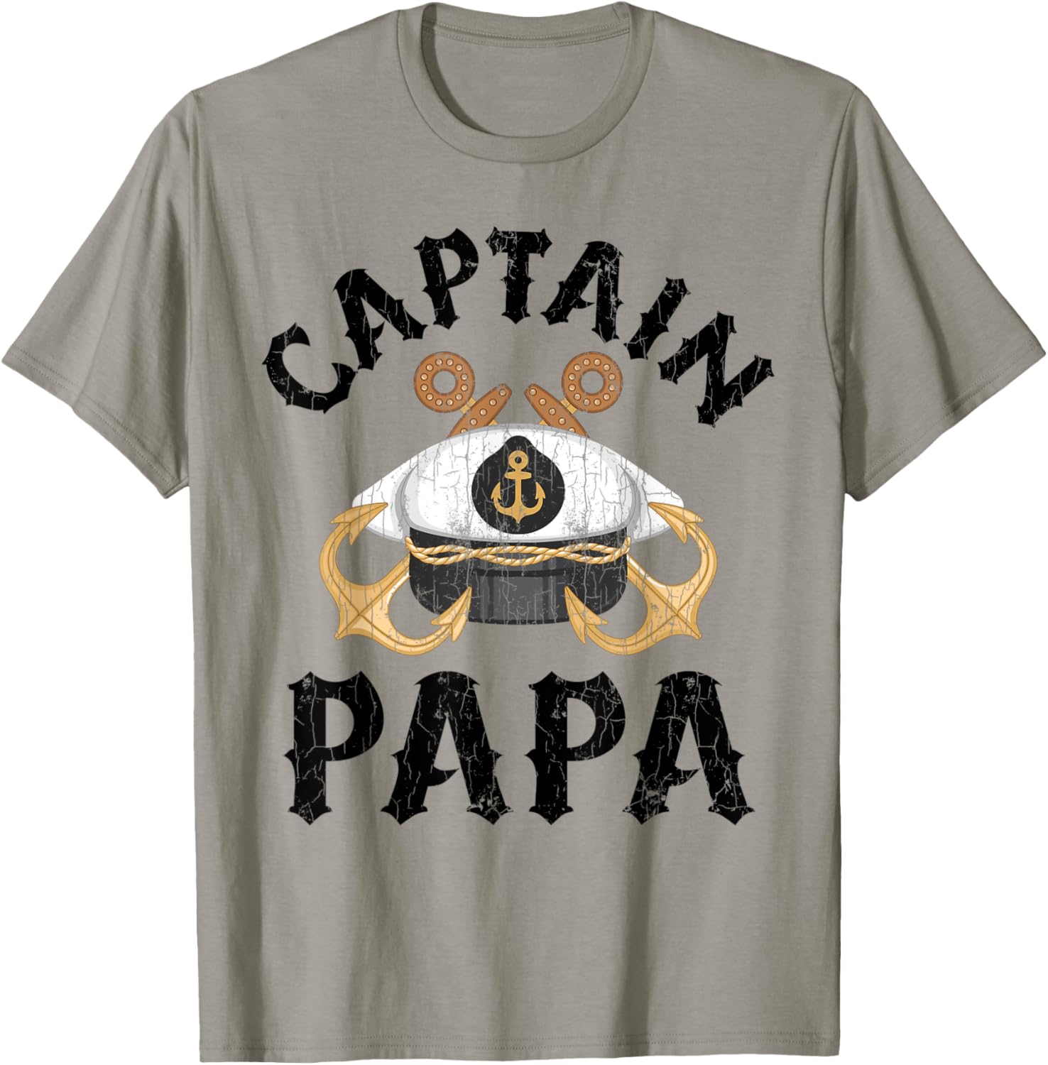 Captain Papa Funny Sailor Sailboat Yacht Boat