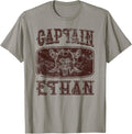 Vintage Captain Ethan Personalized Pirate Pontoon Boating