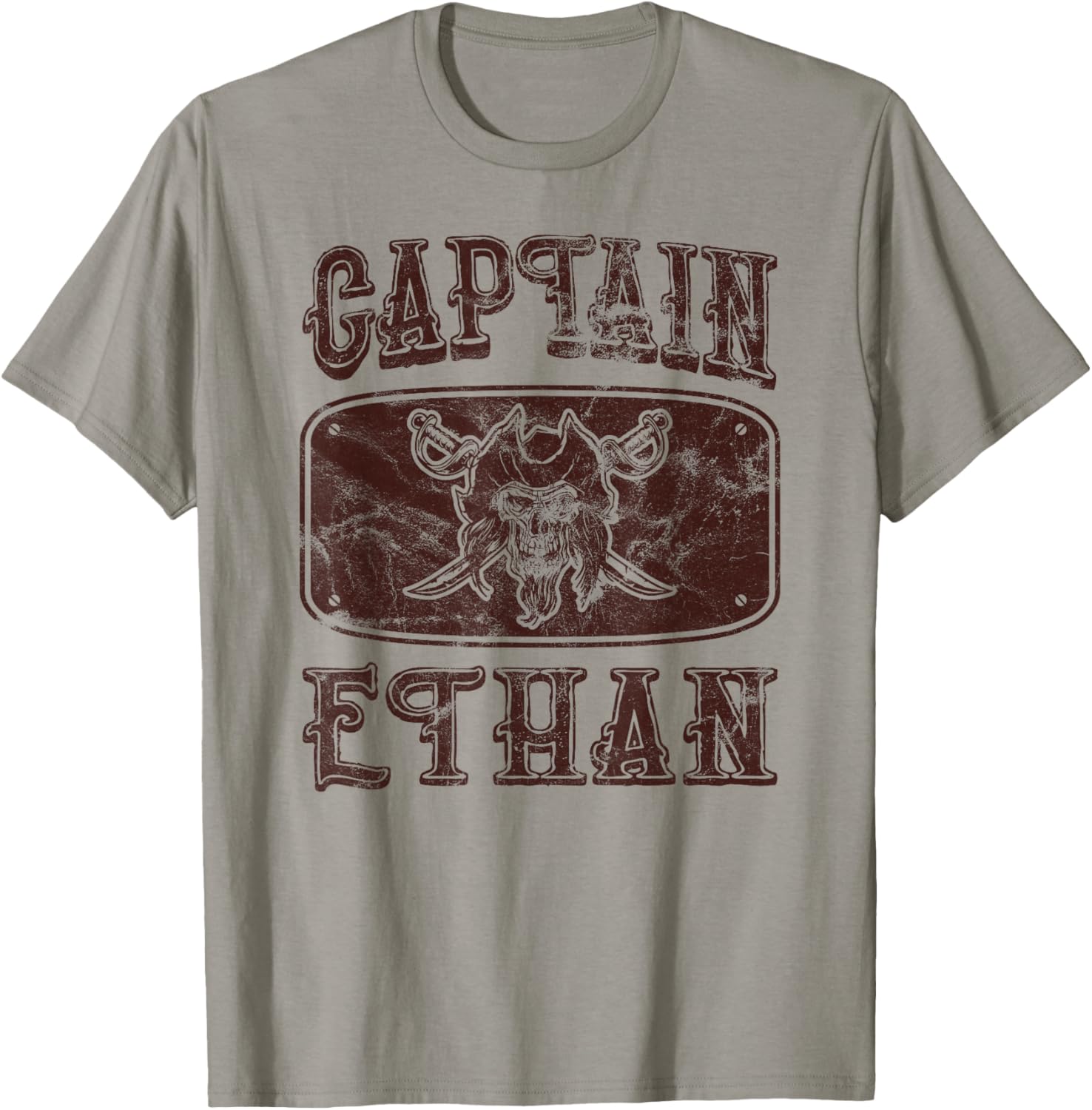 Vintage Captain Ethan Personalized Pirate Pontoon Boating
