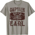 Vintage Captain Earl Personalized Pirate Pontoon Boating